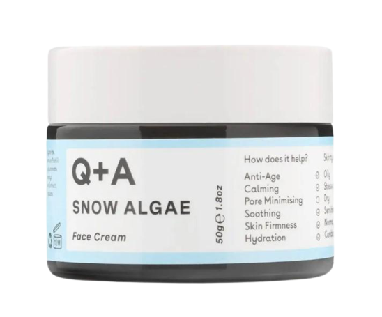 Крем для обличчя зі сніговими водоростями Q+A Snow Algae Intensive Face Cream 50 г (5060486264001)