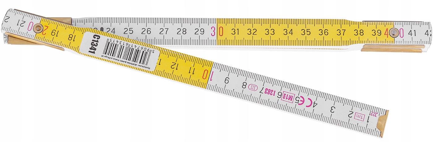 Метр складной деревяный Richmann 1 м 16 мм (C1341)