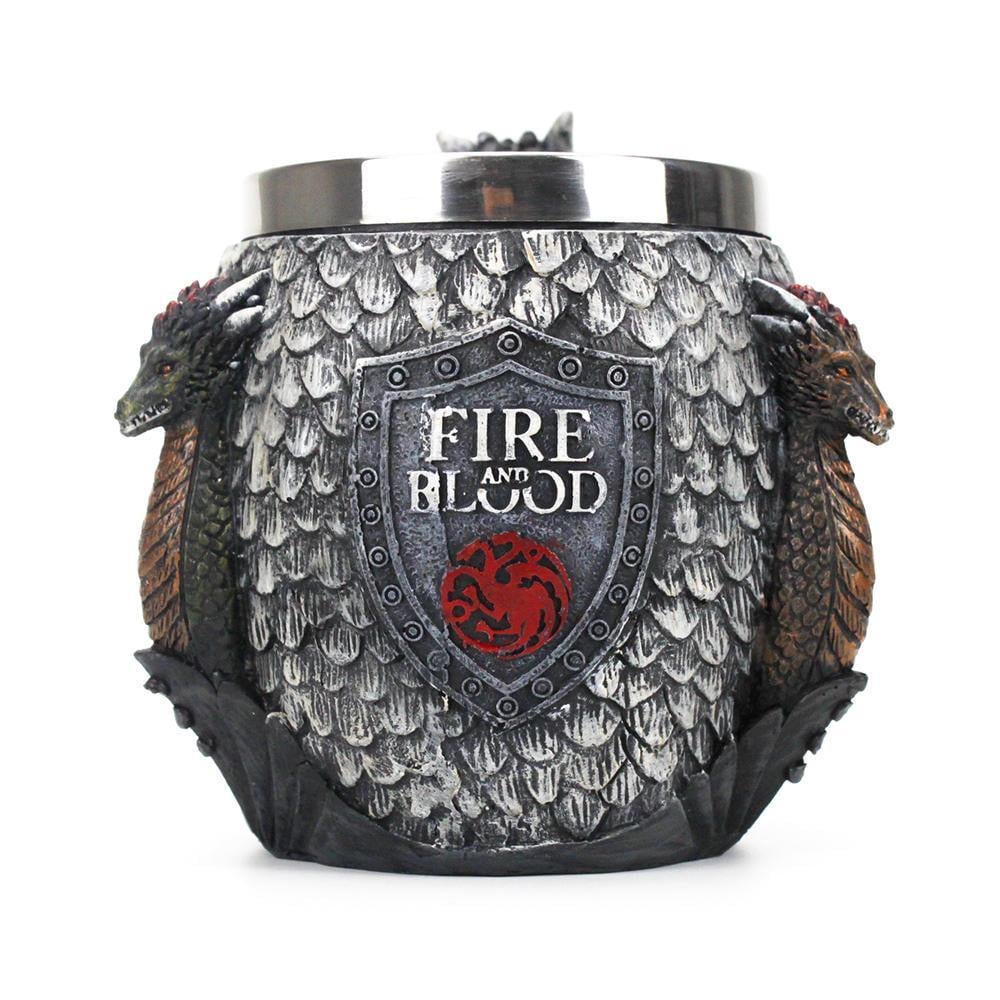 Чашка Игра Престолов Fire And Blood Targaryen 3D 400 мл Чашка Игра Престолов Fire And Blood Targaryen 3D 400 мл