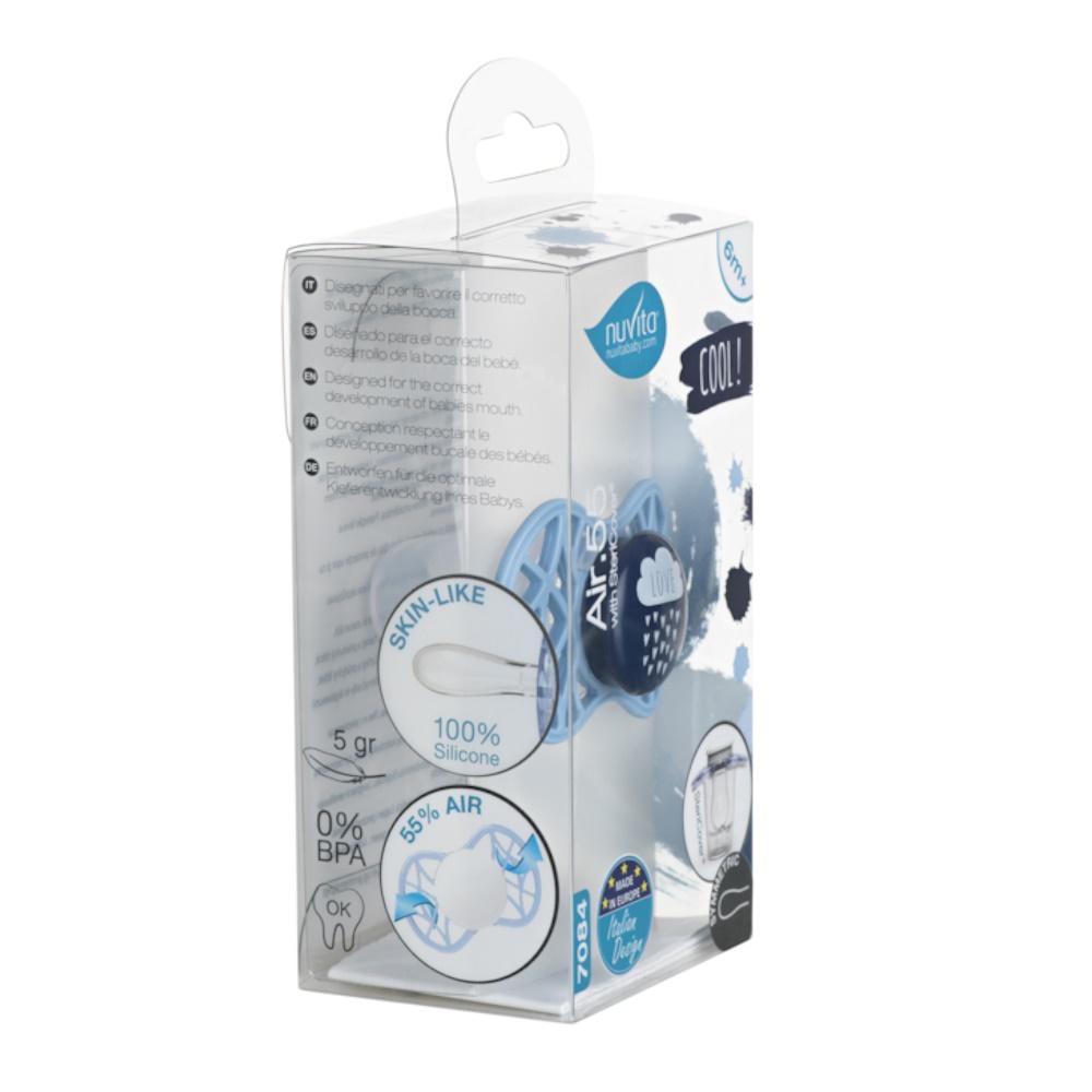 Пустышка Nuvita Air55 Cool симметричная (NV7085CB) - фото 4 Пустышка Nuvita Air55 Cool симметричная (NV7085CB) - фото 4