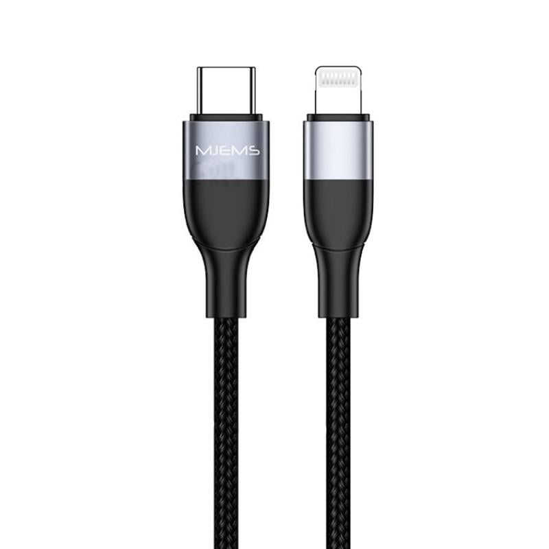 Дата-кабель MJEMS US-SJ330 M2 Type-C/Lightning 1,2 м Black (00000034455_2)