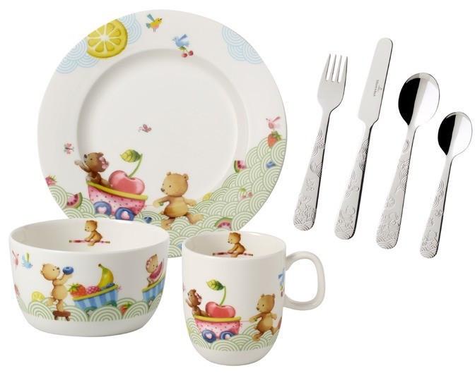 Набір посуду дитячий Villeroy & Boch Hungry as a Bear 7 предметів (14-8665-8435) Набір посуду дитячий Villeroy & Boch Hungry as a Bear 7 предметів (14-8665-8435)