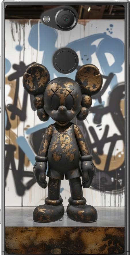 Чехол на Sony Xperia XA2 H4113 Bronze kaws v2 (6098u-1357-42517)