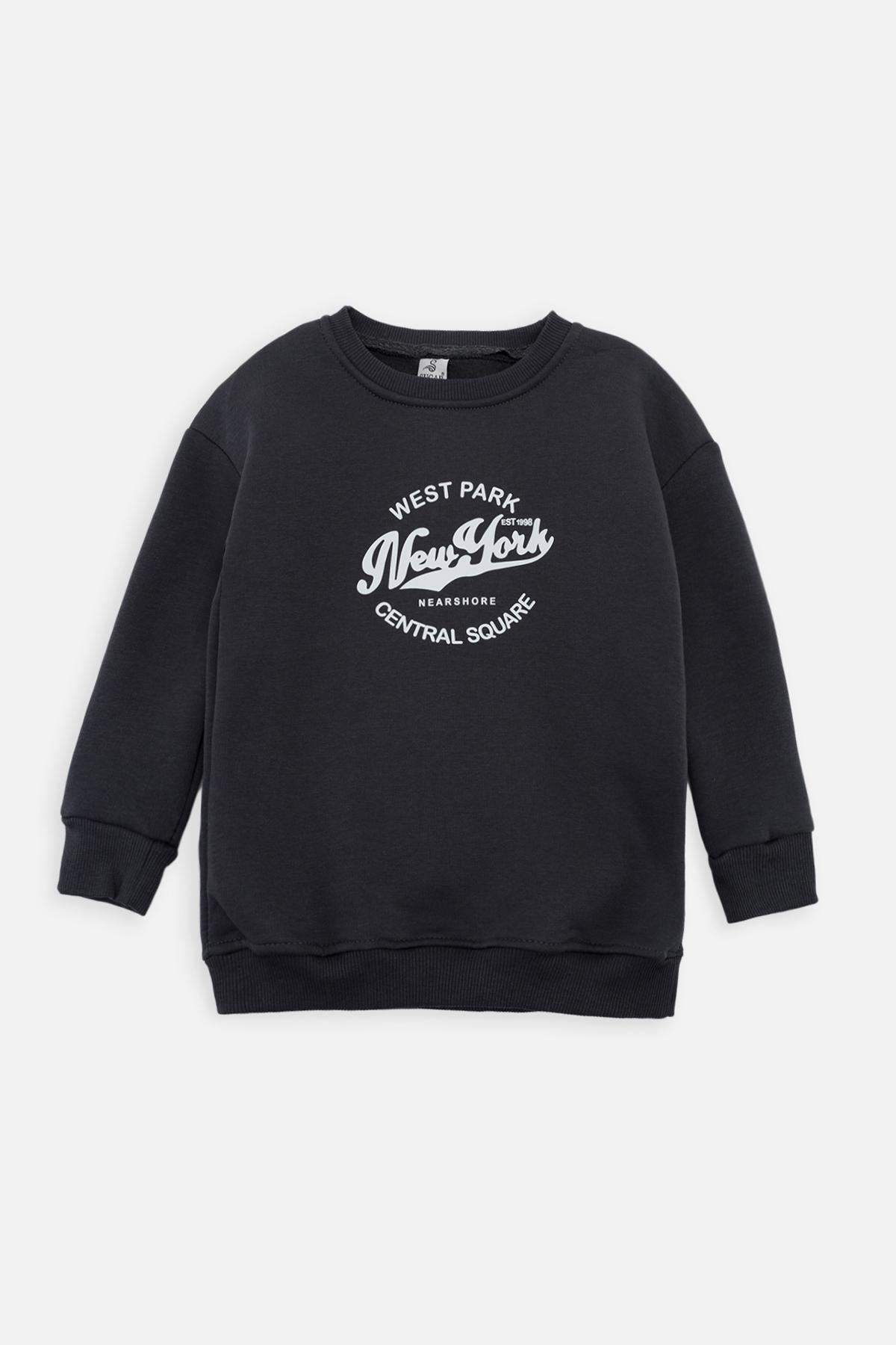 Свитшот для мальчика ЦБ-00261398 98 см Графит (28576525)