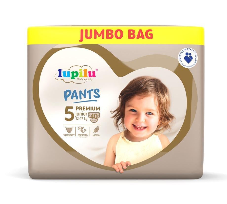 Подгузники-трусики Lupilu Pantsy PREMIUM 5 Junior 12-17 кг 40 шт.