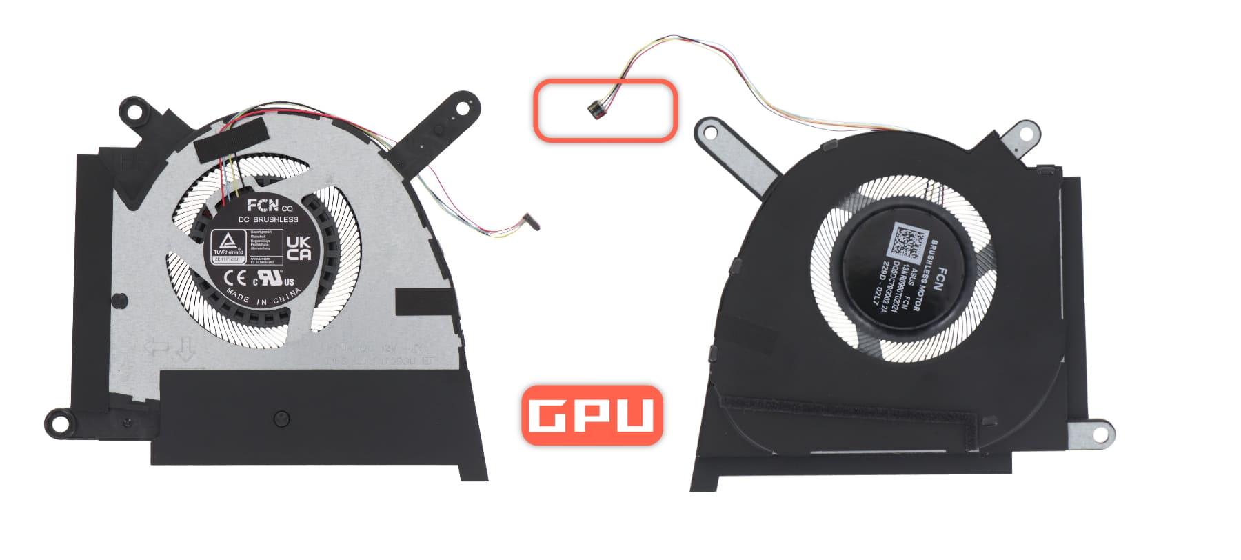 Кулер Asus для моделей ноутбуков TUF Dash F15 FX517ZW/FX517ZM/FX517ZR - фото 2 Кулер Asus для моделей ноутбуков TUF Dash F15 FX517ZW/FX517ZM/FX517ZR - фото 2