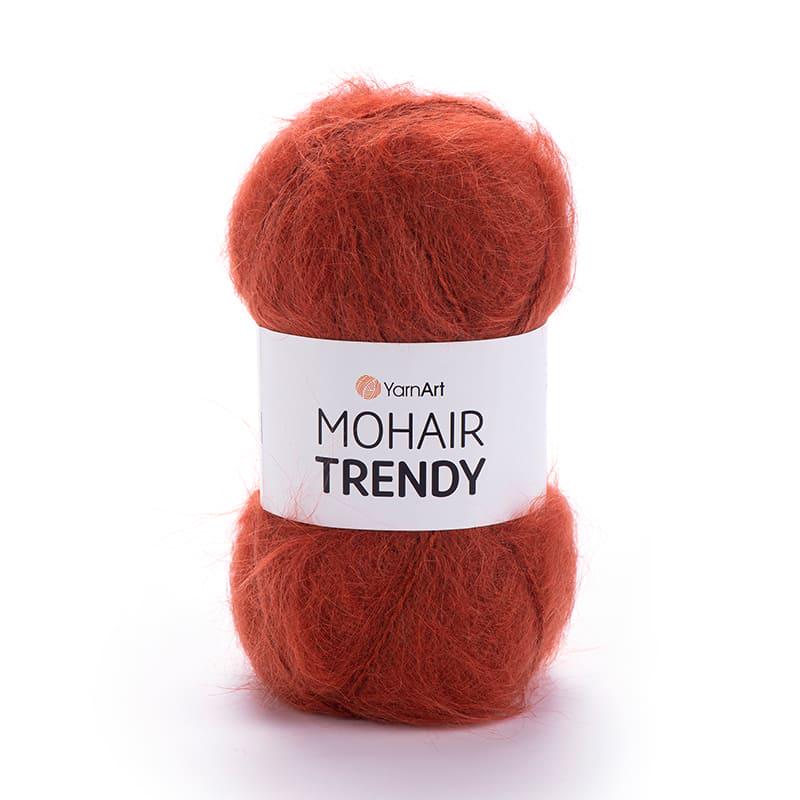 Пряжа YarnArt Mohair Trendy 141 Вишневый