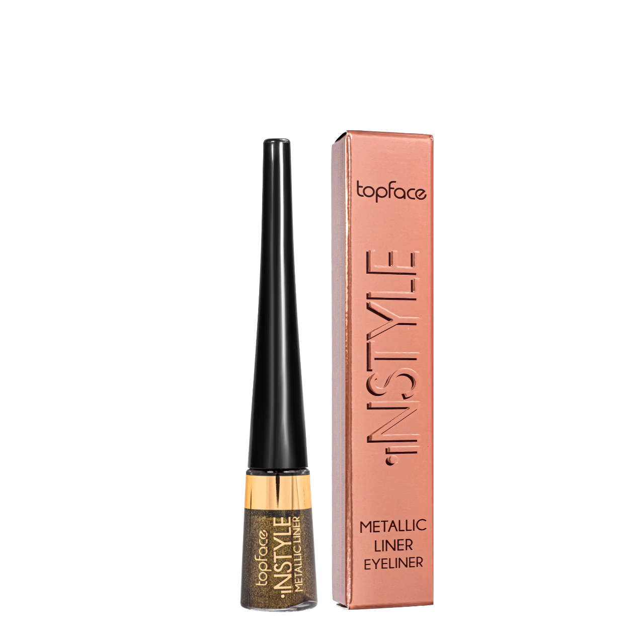 Подводка для глаз Topface Instyle Metallic Eyeliner РТ554 №7 цветная перламутровая Темное золото