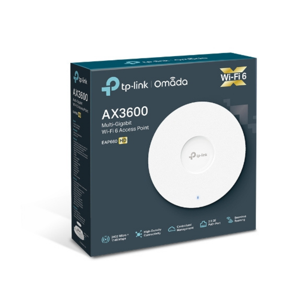 Точка доступа беспроводная TP-Link EAP660 HD настенная 3550 Мбит/с (570781) - фото 6 Точка доступа беспроводная TP-Link EAP660 HD настенная 3550 Мбит/с (570781) - фото 6