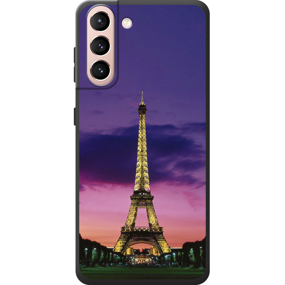 Чохол BoxFace Samsung G991 Galaxy S21 Опівночі в Парижі Чорний силікон (41709-up964-44632)