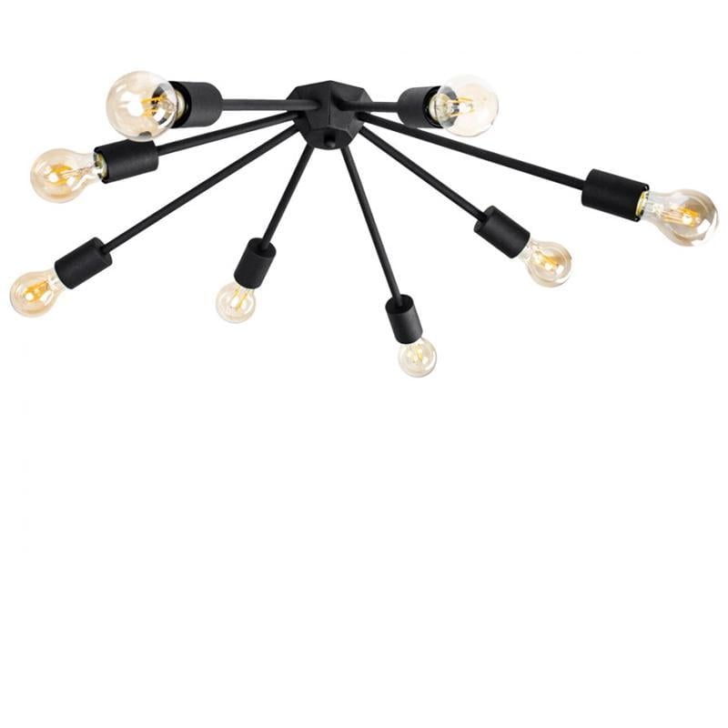 Светильник потолочный Atmolight Attic X-8 C280/370 1507 на восемь ламп Черный