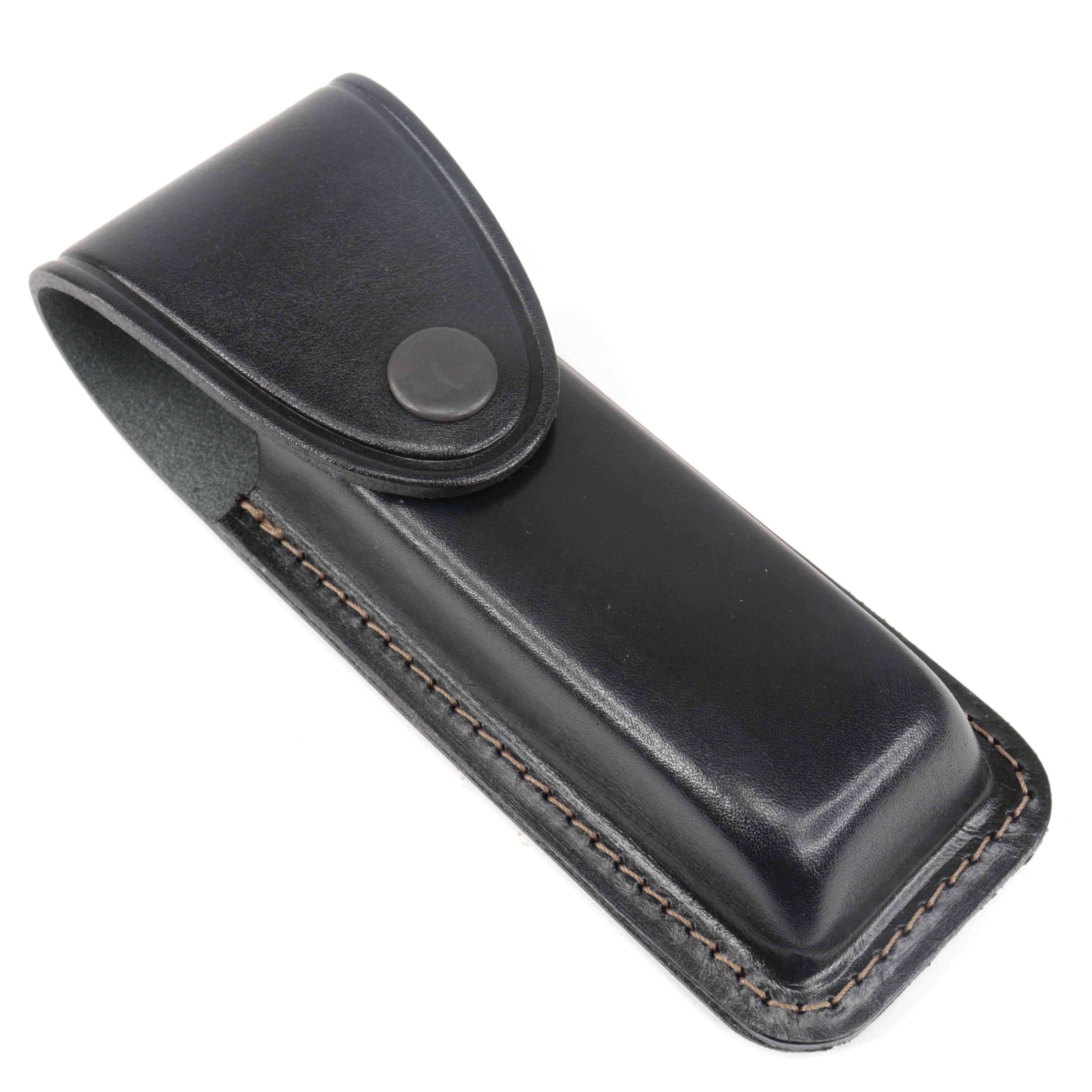 Подсумок-чехол под магазин Форт кожаный формованный на кнопке Черный (011547)