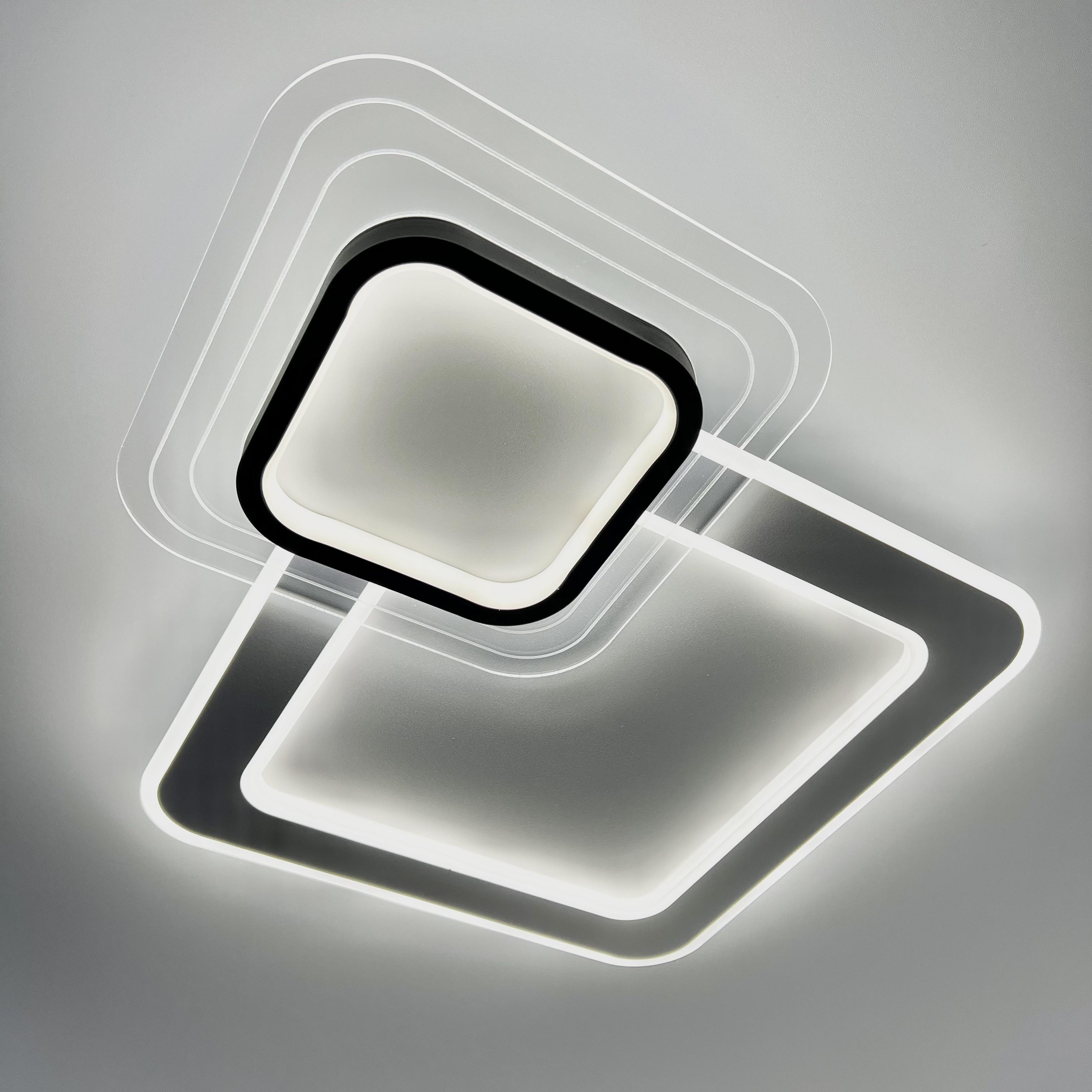 Люстра светодиодная потолочная Mervin 75 WS on/off 220 V IP20 White/Black - фото 8