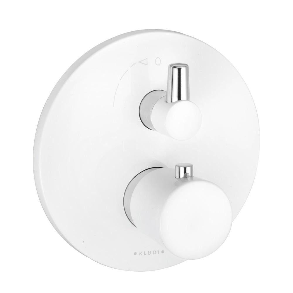 Смеситель для ванны Kludi Balance с термостатом Белый (528309175)