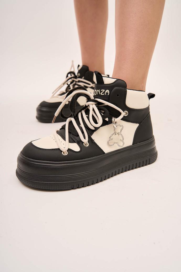 Кросівки жіночі LONZA 175150 р. 37 Чорний (14533_37) - фото 2 Кросівки жіночі LONZA 175150 р. 37 Чорний (14533_37) - фото 2