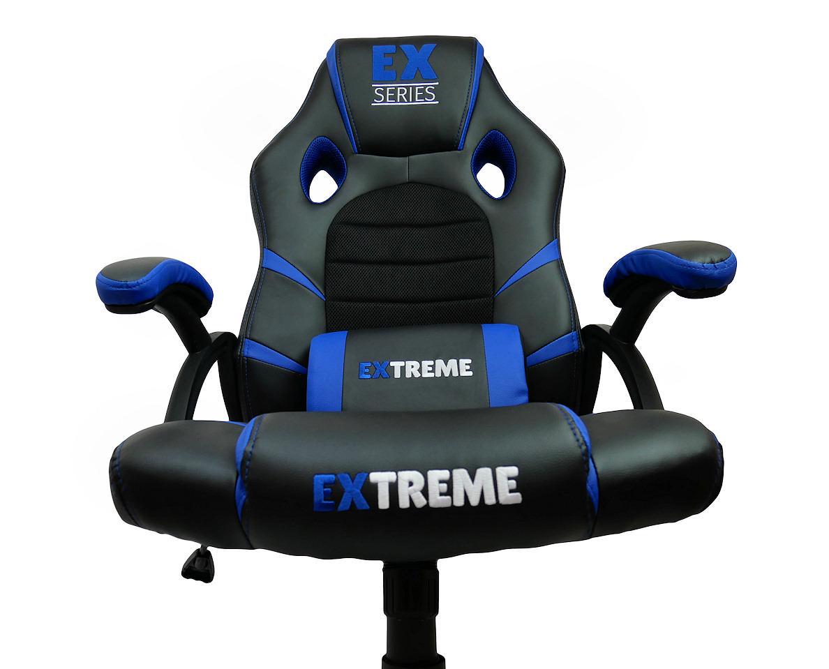 Крісло комп'ютерне Extreme EX Чорний/Синій (9911418) - фото 2 Крісло комп'ютерне Extreme EX Чорний/Синій (9911418) - фото 2