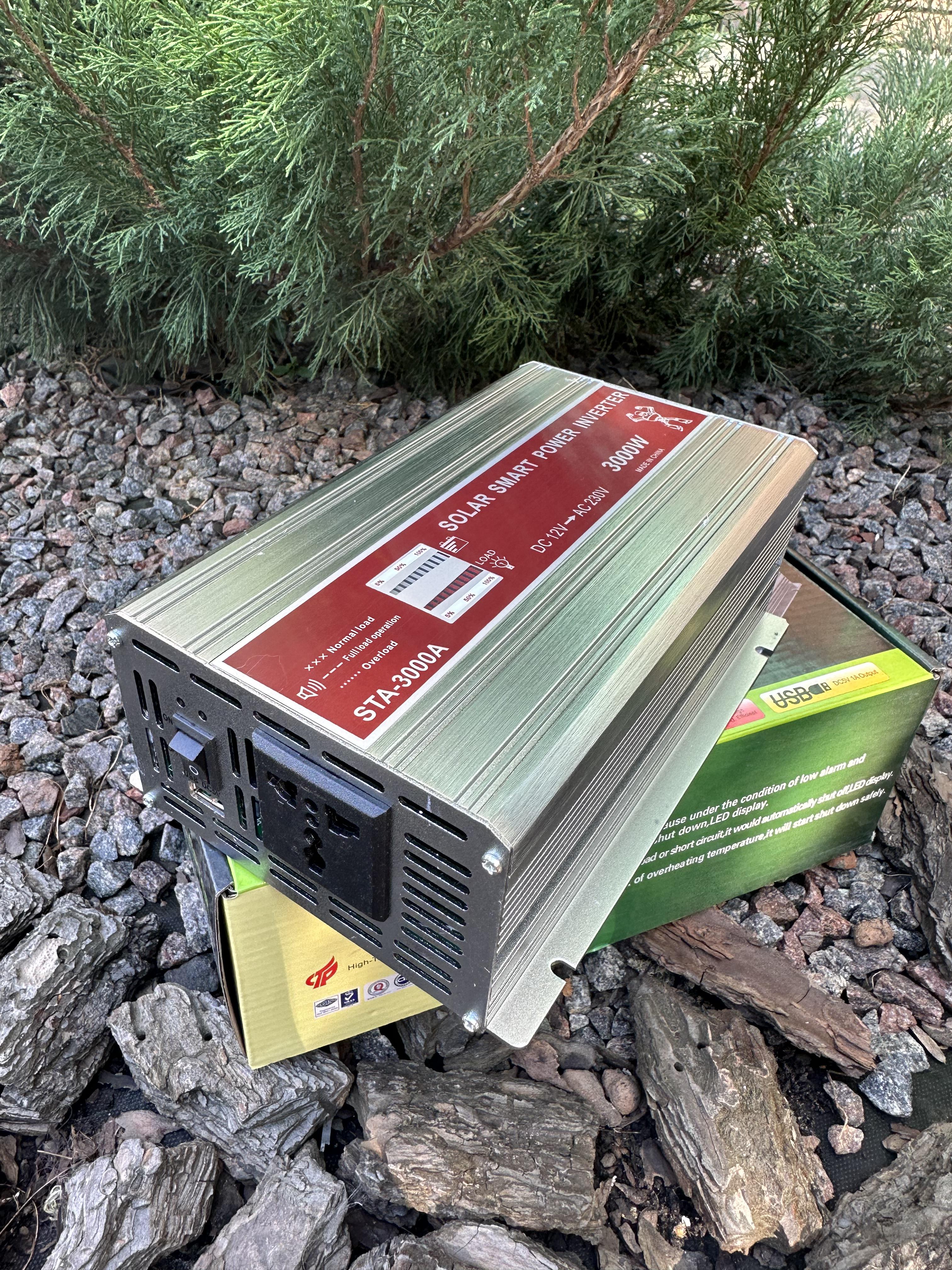 Преобразователь для котлов SMART с 12V/24V на 220V 3000W апроксиммированный синус (12137141) - фото 6 Преобразователь для котлов SMART с 12V/24V на 220V 3000W апроксиммированный синус (12137141) - фото 6