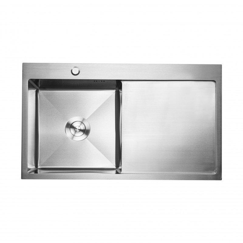 Кухонная мойка Platinum Handmade 860х500х230 мм L