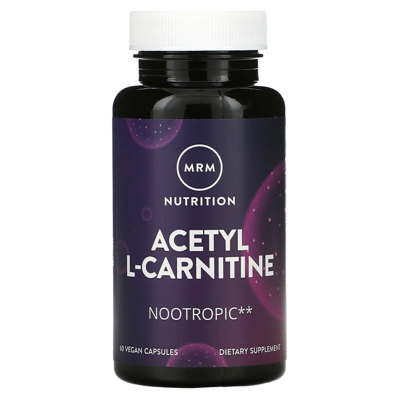 Ацетил-L-карнітин MRM Nutrition 500 мг 60 капс. (2195828115)