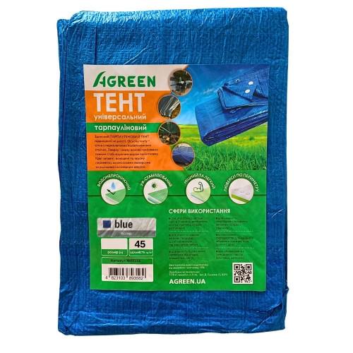 Тент универсальный AGREEN 45 г/м² 4,0х6 м Синий (10705044)