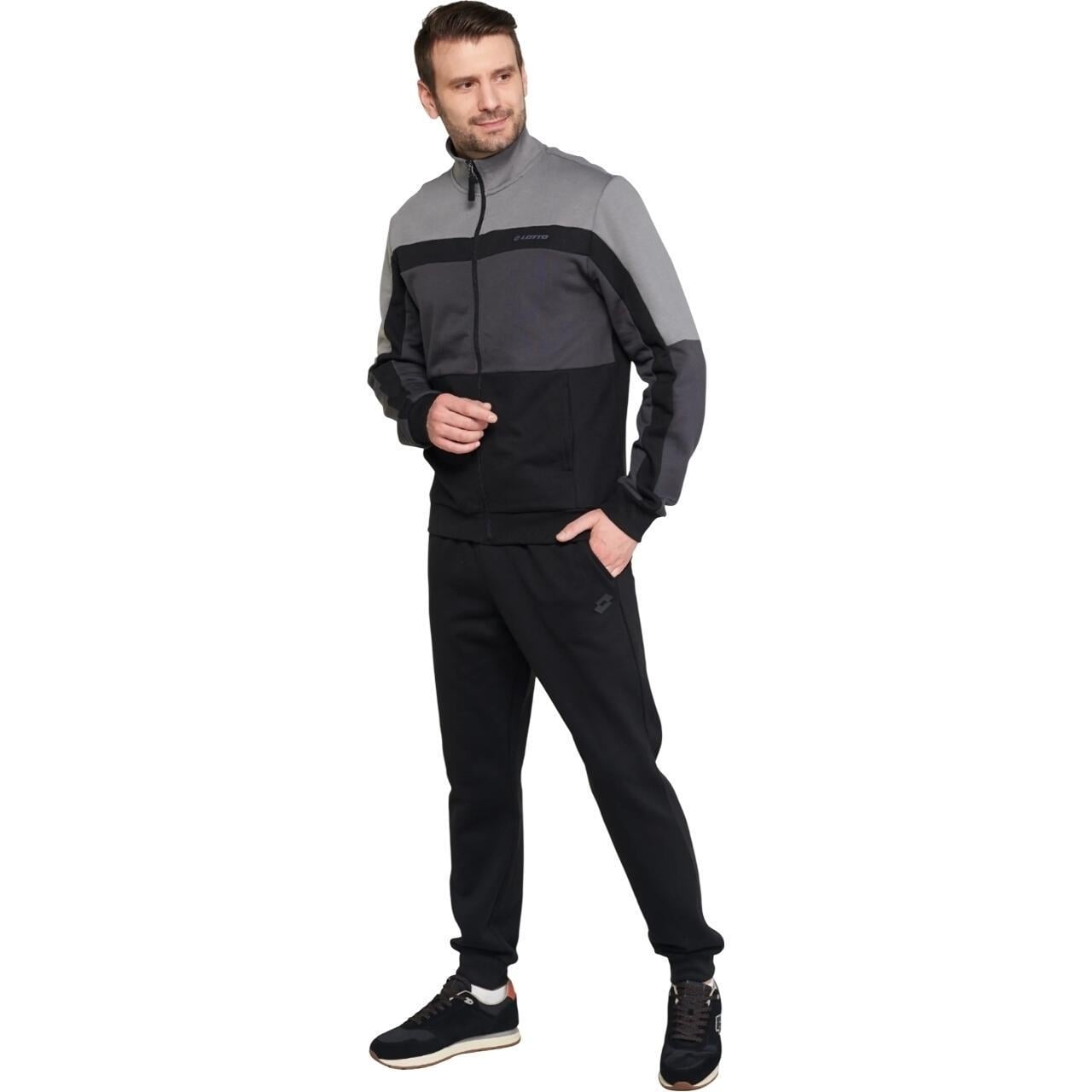 Спортивный костюм Lotto SUIT STRATOS II 2XL Черно-серый (222877/DMM) Спортивный костюм Lotto SUIT STRATOS II 2XL Черно-серый (222877/DMM)