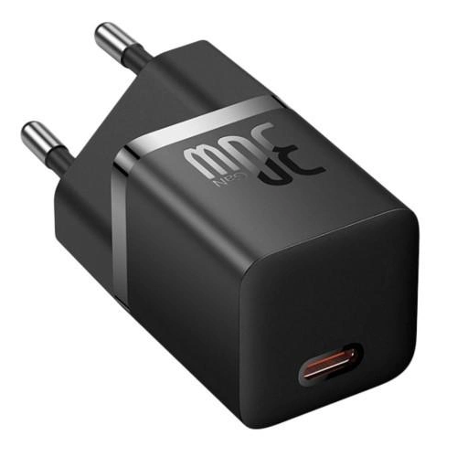 Зарядний пристрій мережевий Baseus CCGN070401 GaN5 Fast Charger 1C 30W Black (11759818) - фото 1