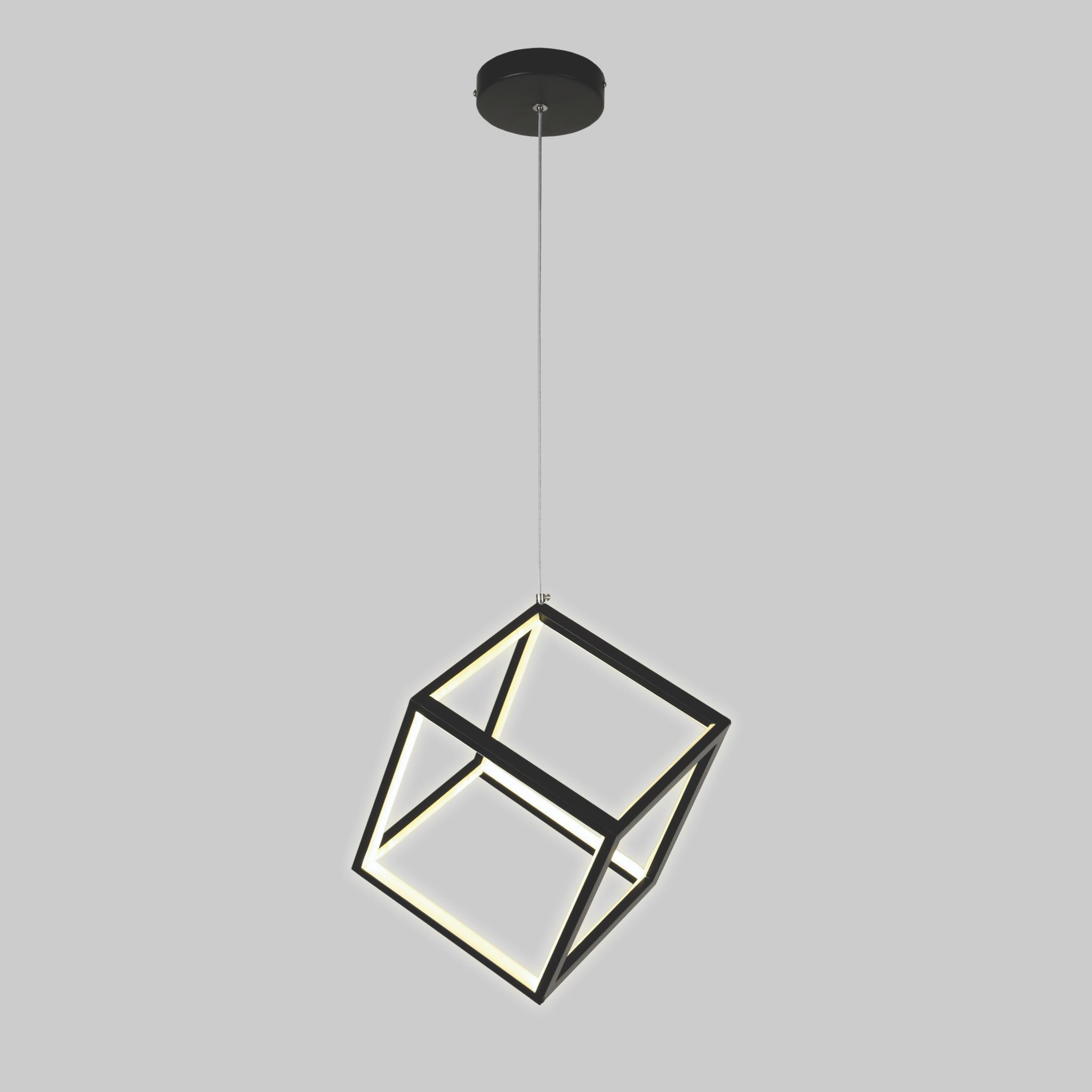 Люстра Cube 20 см Черный