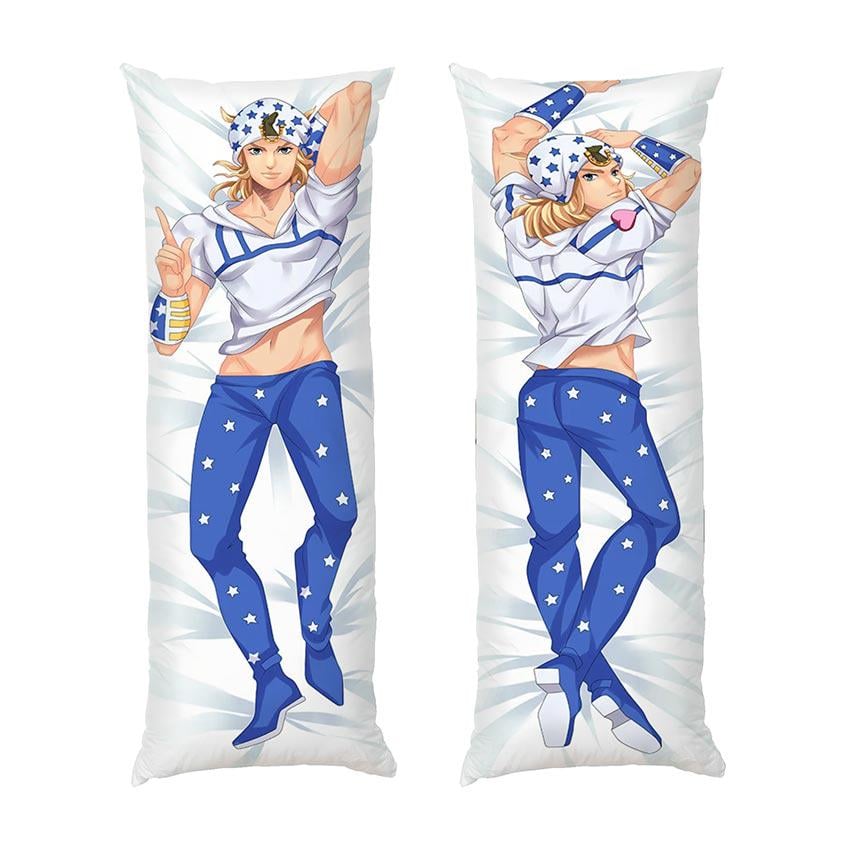 Подушка дакимакура JoJo’s Bizarre Adventure Johnny Joestar габардин 120х40 см (112356-1)