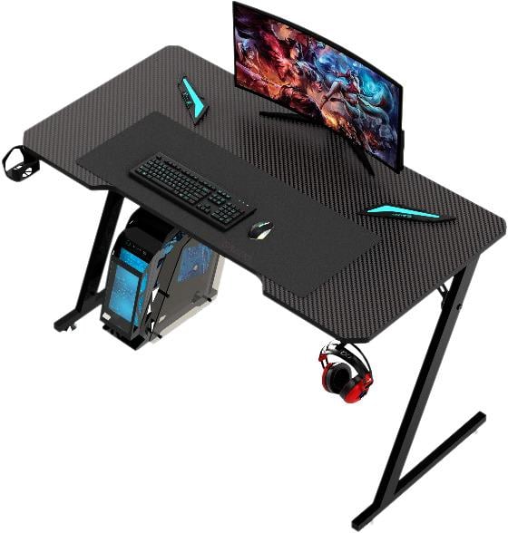 Компьютерный стол GT Racer T-1213 120x60x73 см Black (1518) - фото 5 Компьютерный стол GT Racer T-1213 120x60x73 см Black (1518) - фото 5