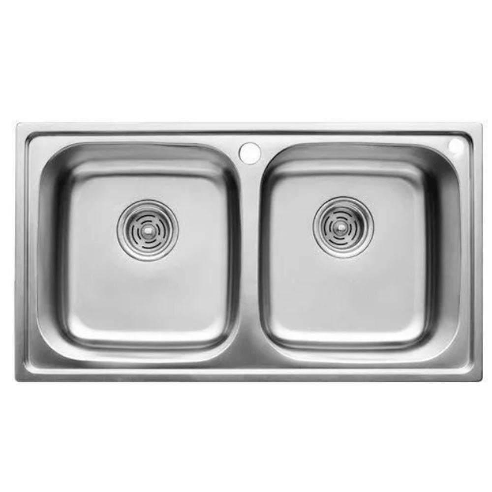 Мойка для кухни с сифоном Wezer W8060B(08) Polish 600x800x180 мм (SQ-1039017)