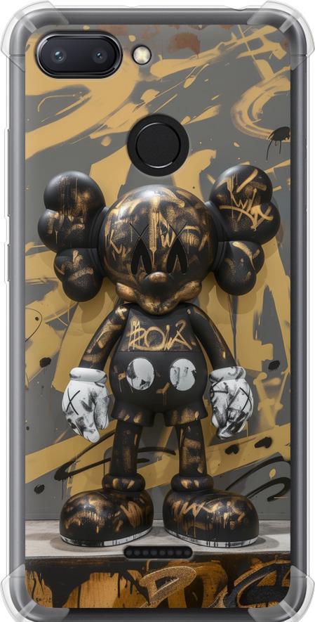 Чехол на Xiaomi Redmi 6 Bronze kaws (6097sp-1521-42517)