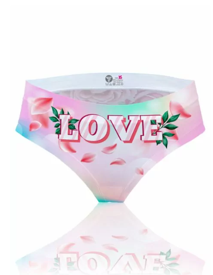 Трусы-стринги женские TOTALFIT XP2K4-P3 Love Flowers M