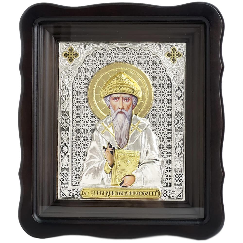 Икона Святой Спиридон посеребренная (101000010834)
