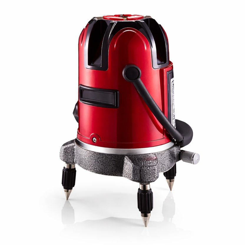 Лазерный уровень DEKO LL57R 5 линий Красный луч IP54 Red (33088119)