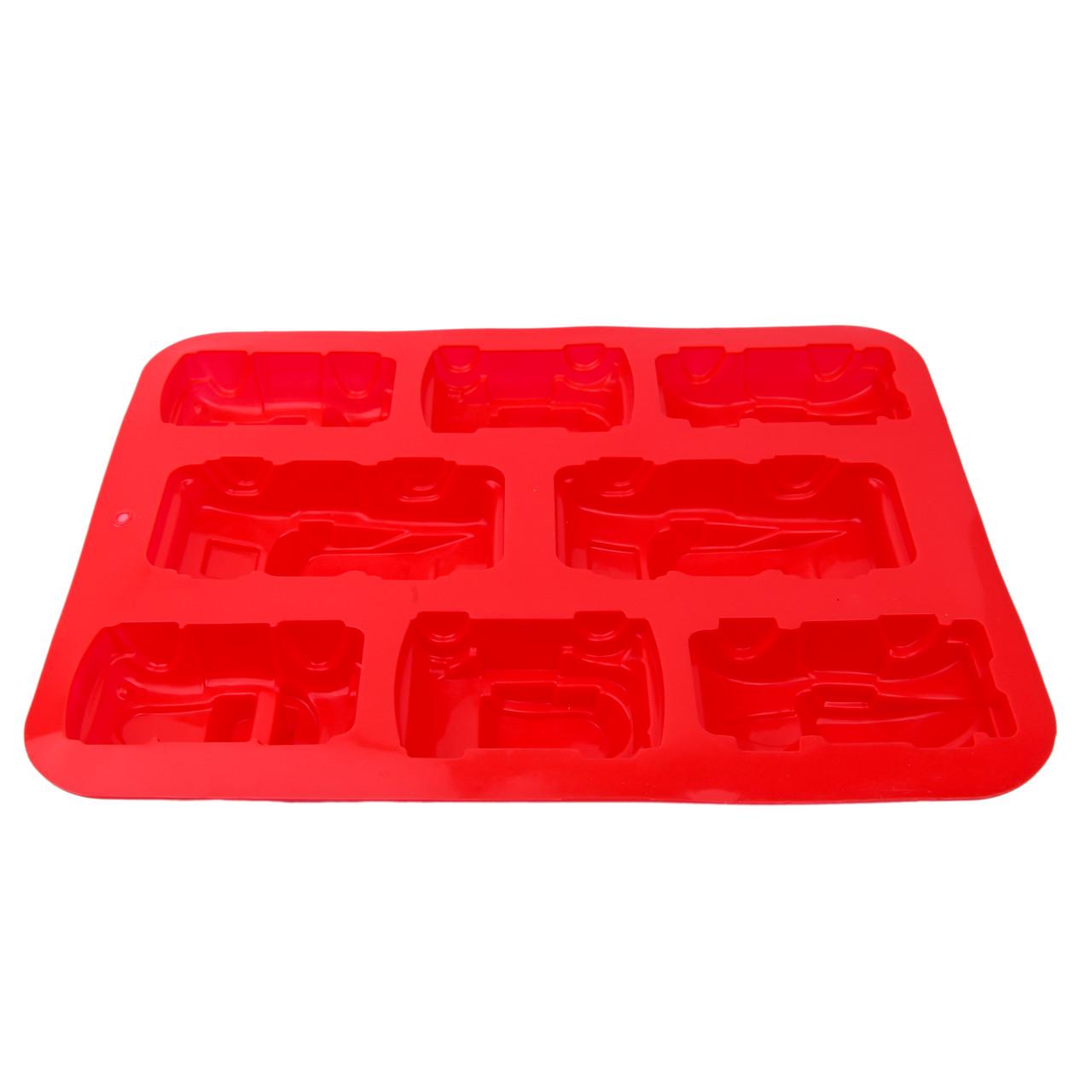 Форма силиконовая для выпечки Мащинки 32,5х23 см Красный (2356744482) - фото 4