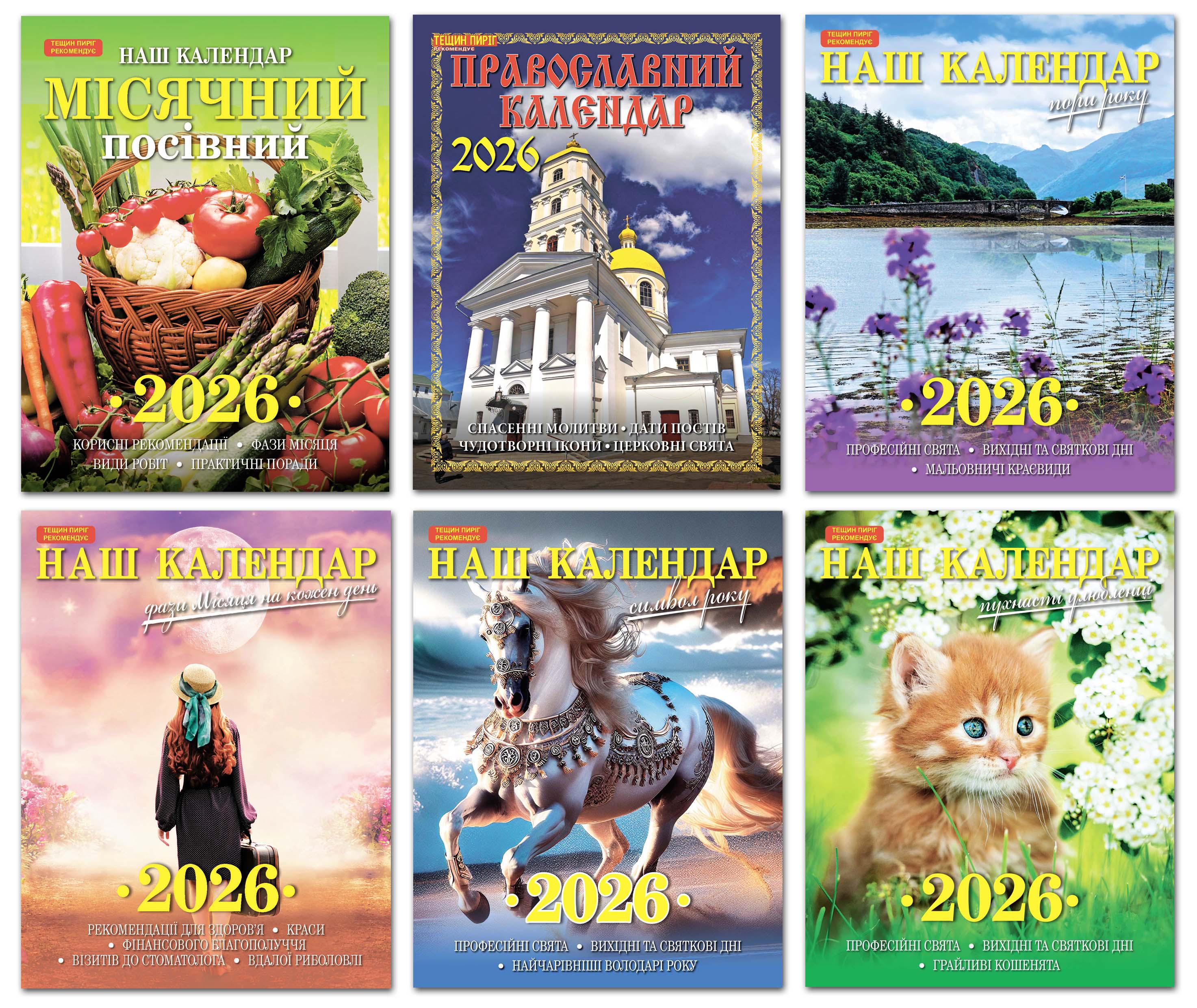 Календарь Наш календарь перекидной 16 страниц 6 шт. (21200608) Календарь Наш календарь перекидной 16 страниц 6 шт. (21200608)