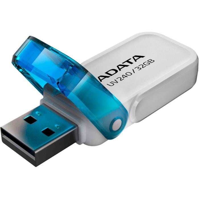 Флеш-накопитель ADATA AUV240 32GB USB 2,0 White (AUV240-32G-RWH)