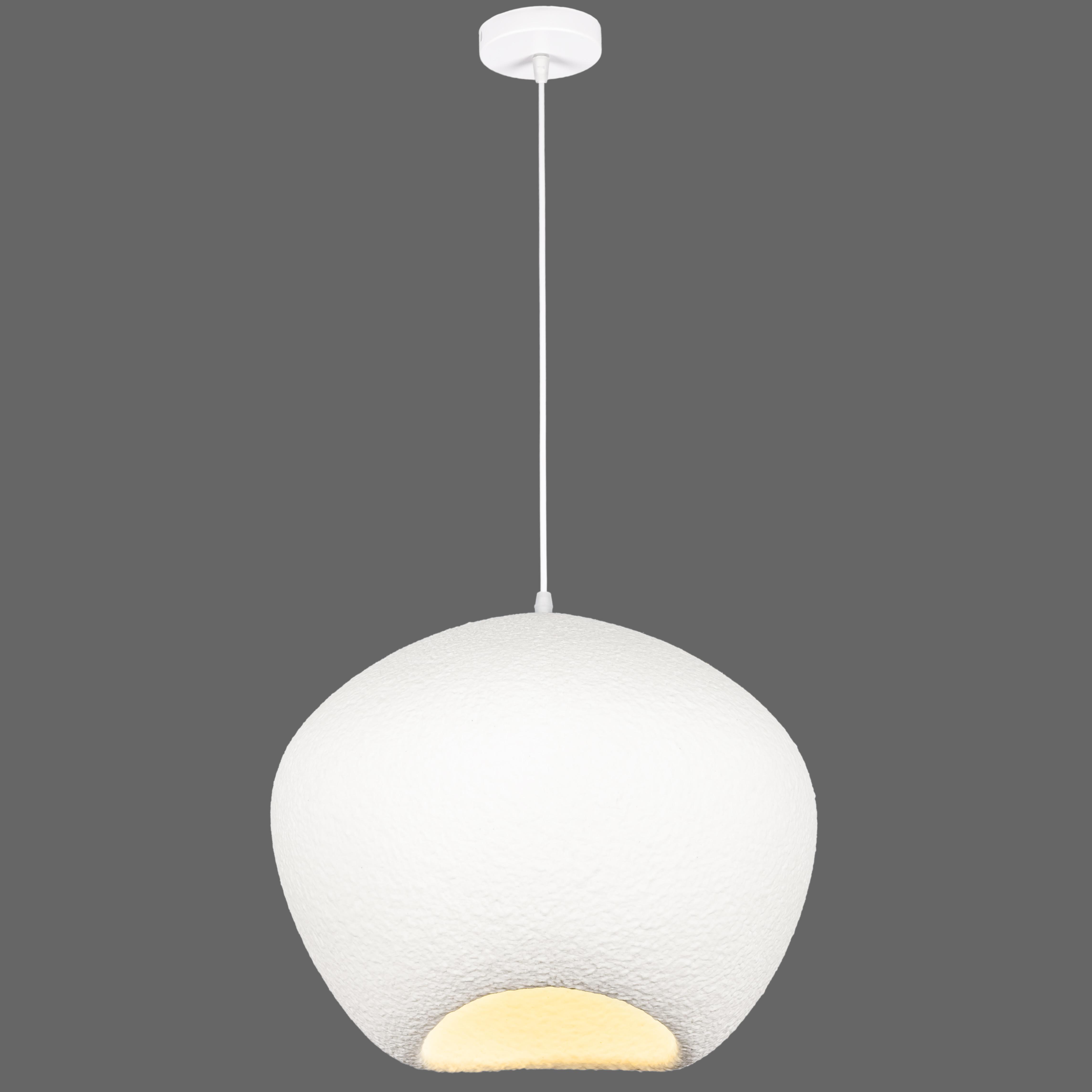 Люстра гипсовая Шар Wabi-Sabi 40 см (909-XL3592 (400) WH)