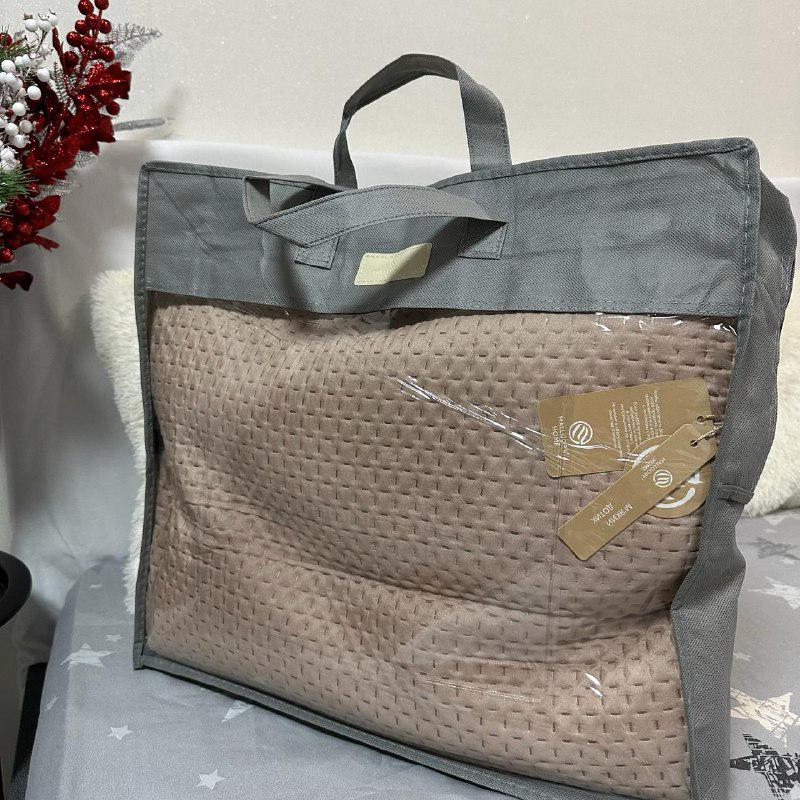 Покрывало на кровать евро 200x230 см Карамельный (28796083) - фото 7 Покрывало на кровать евро 200x230 см Карамельный (28796083) - фото 7