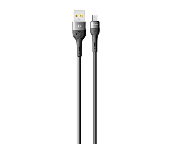 Кабель USB Data Ridea RC-XS51 X-Silicone MicroUSB 3A 1,2 м Black