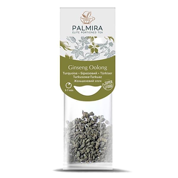 Чай бірюзовий Palmira Женьшеневий улун T-cup пакетований 10 саше по 2,4 г Чай бірюзовий Palmira Женьшеневий улун T-cup пакетований 10 саше по 2,4 г