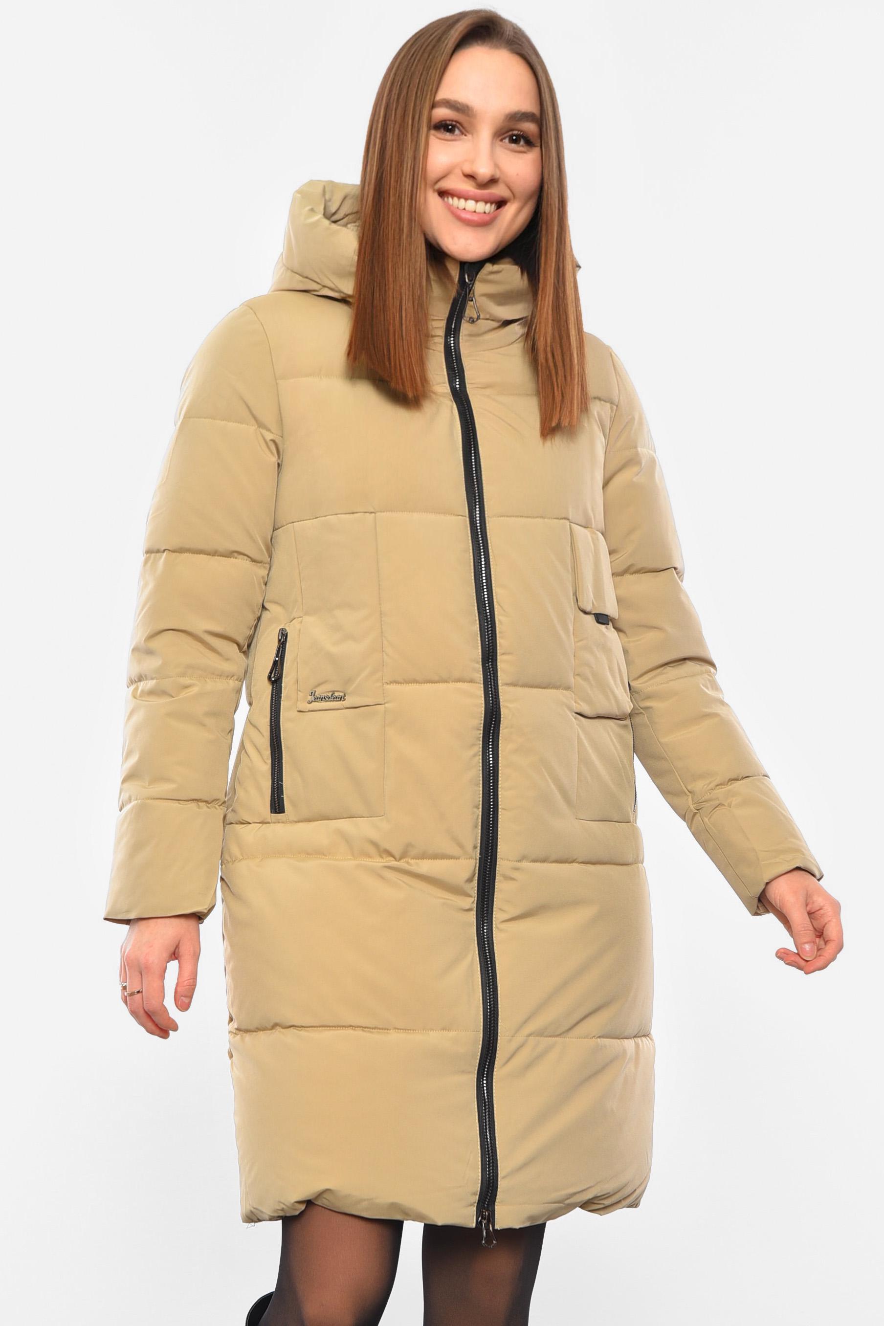 Куртка женский зимняя M Бежевый (193434)