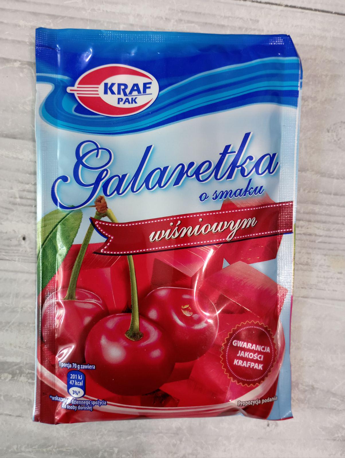 Желе KRAF PAK зі смаком вишні 70 г