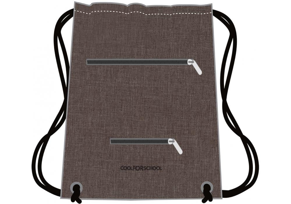 Сумка для обуви Cool For School 47x35 см Коричневый (CF85759-07)