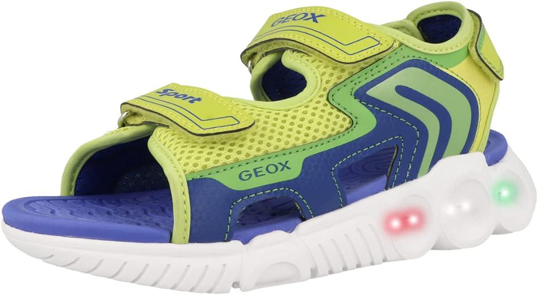 Сандалі Geox Wroom з вогниками р. EUR 31 Lime/Royal (13983977)