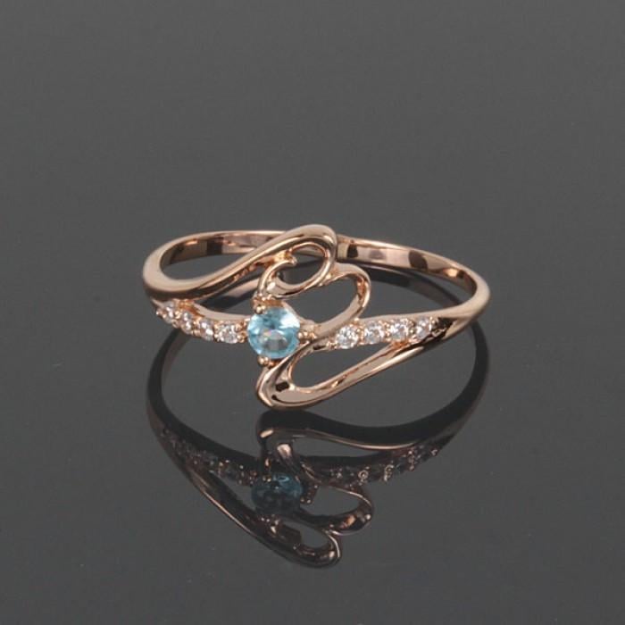 Кільце з червоного золота з топазом (2249111287)