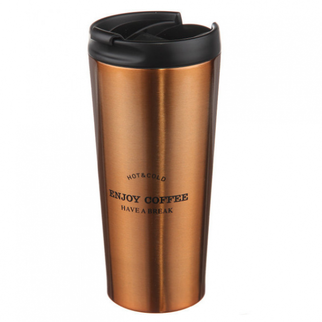 Термокружка FL-1622 450 мл Бронзовый