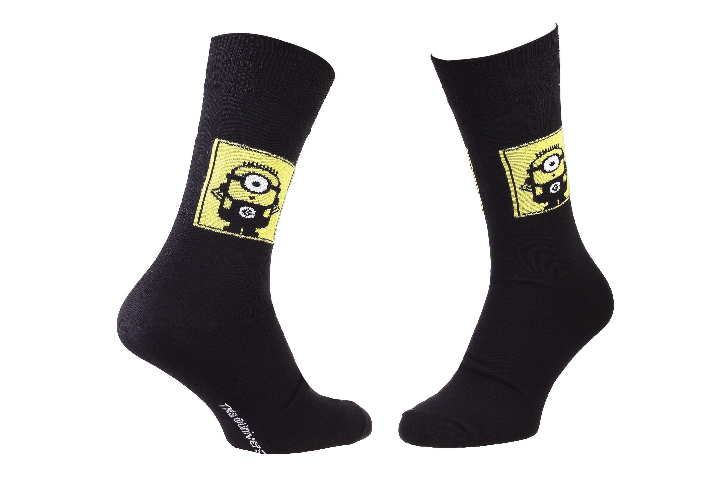 Носки Minions Minion In Square 1-pack р. 39-42 Black (93153667-5)