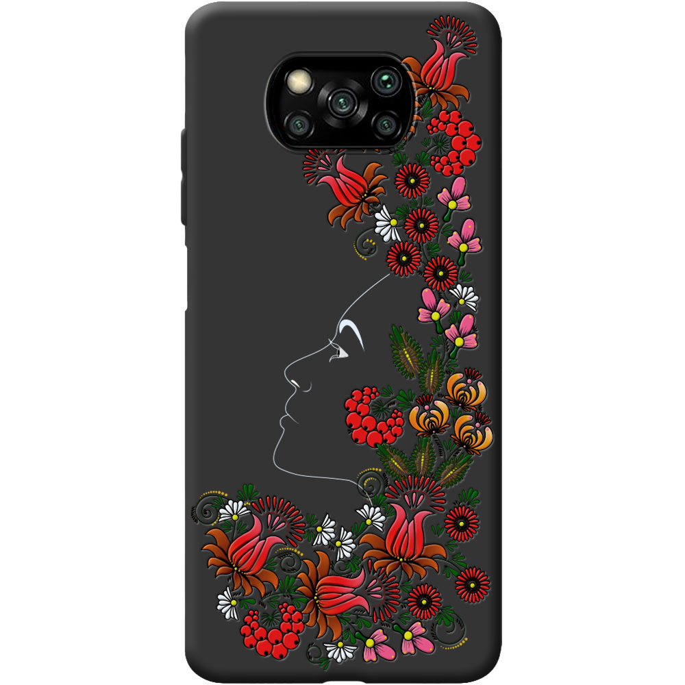 Чохол BoxFace Poco X3 3D Ukrainian Muse Чорний силікон (41288-bk64-41933)