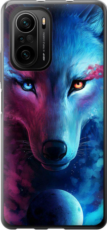 Чехол на Xiaomi Poco F3 Арт-волк (3999u-2280-42517)
